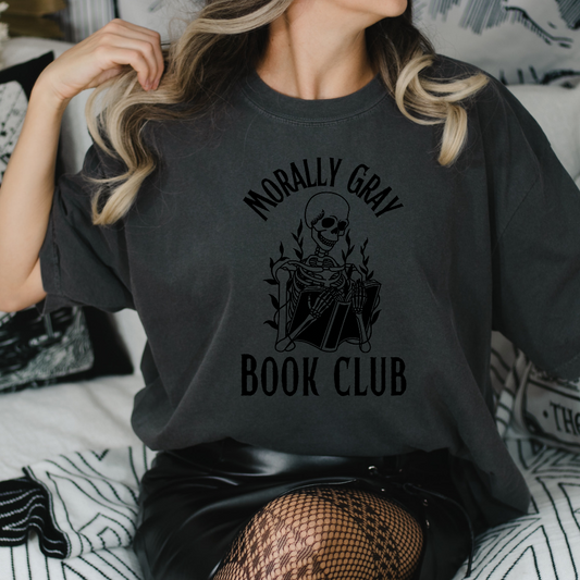 Gray Book Club Shirt