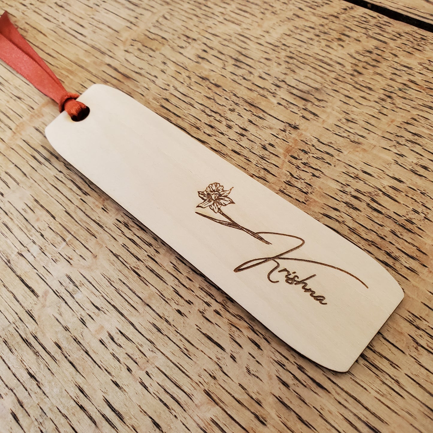 Custom Wooden Bookmark