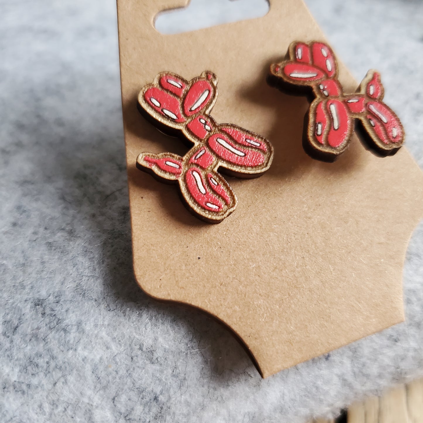 Custom Wooden Earrings