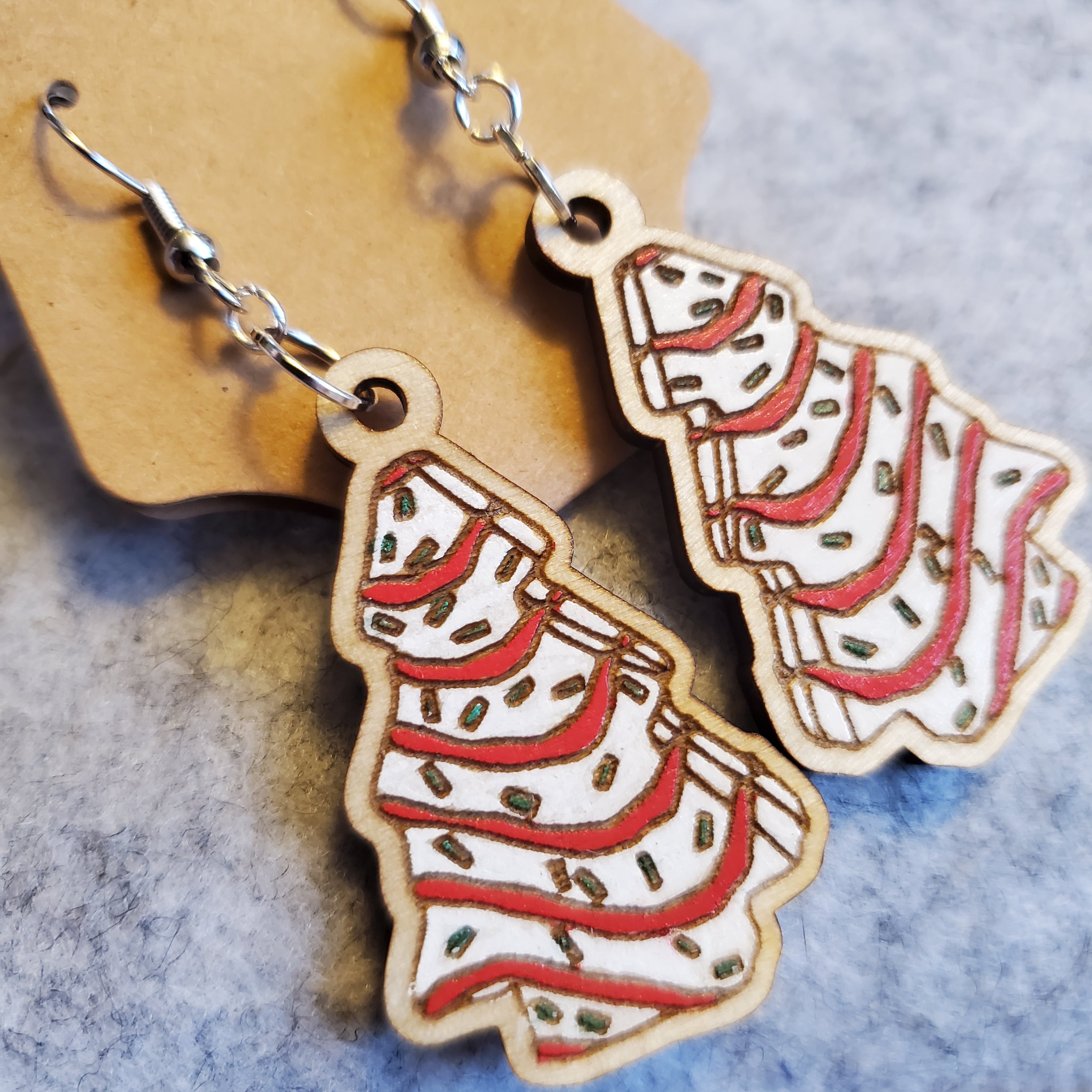 Custom wooden deals earrings