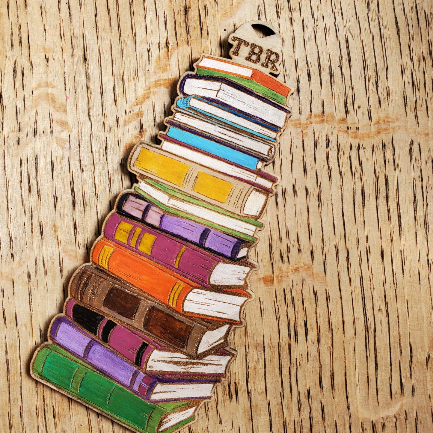 Stack of Books Bookmark