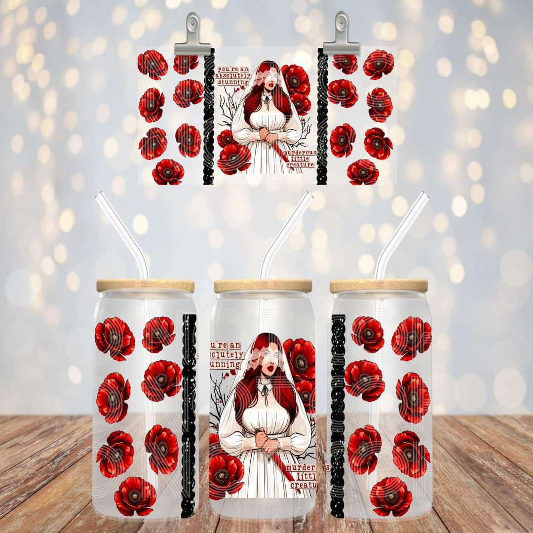 Romantasy Glass Cans (Multiple Designs)