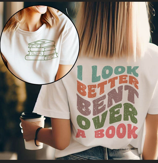 Bent Over a Book Shirt