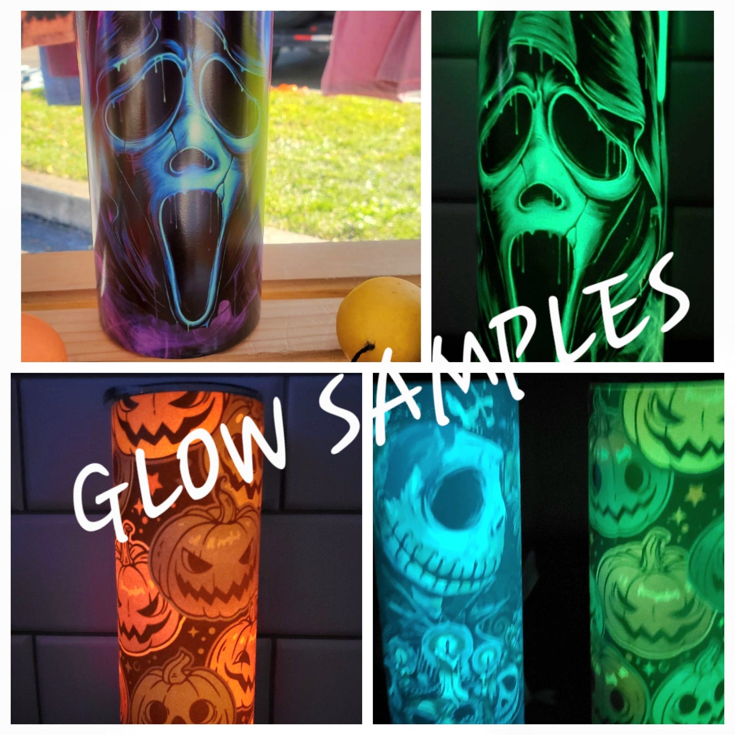 Custom Skinny Glow Tumbler